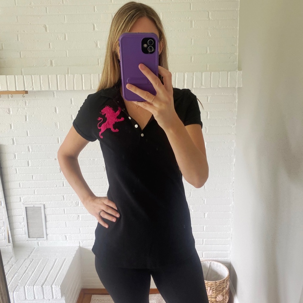 Express Black Collared Shirt